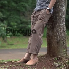 Celana Sirwal Formal Ikhwan Dark Milo Bunayya Sunnah Clothing