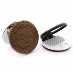Cermin Saku berbentuk Oreo
