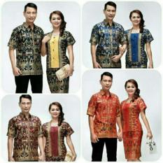 Couple Baju Batik Kebaya Berlian SH Modis #ukuran M, L, XL #Warna dan model 1 Pasang Wanita dan Pria