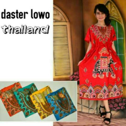 Daster Lowo Thailand ~ Daster L Piyama L Dress Murahl Batik Murah L Baju Murah Wanita L Katun Jepang 1