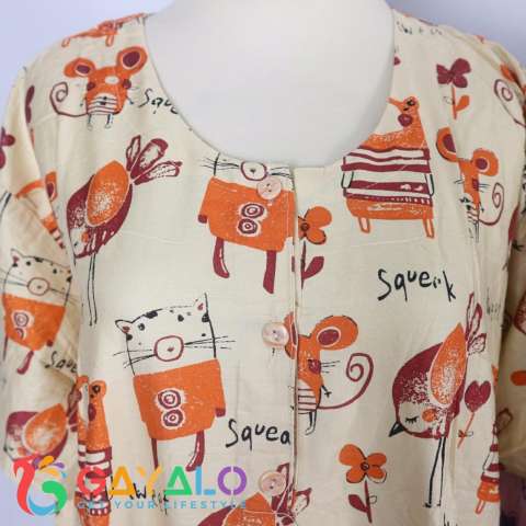 DASTER MIDI JUMBO MOUSE/DASTER GAYALO/DASTER PEKALONGAN/BAJU HAMIL 1