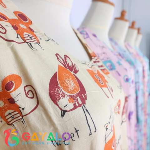 DASTER MIDI JUMBO MOUSE/DASTER GAYALO/DASTER PEKALONGAN/BAJU HAMIL 3