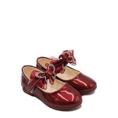 Dea Sepatu Flat Anak Perempuan 1704-138 – Maroon Size 26-30