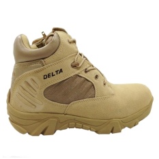 Delta Sepatu Army Tracking Shoes Tactical Pendek - Coklat
