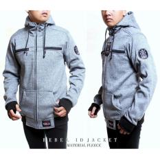 DFS - REBEL ID HOODIE ZIPPER JAKET JUMPER SWEATER RPIA - GREY TWOTON