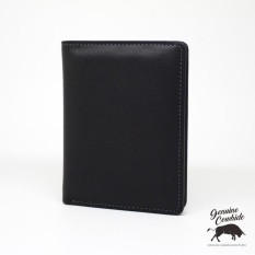 Dompet Kulit pria asli garut MODEL TEGAK HITAM