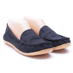 Dr. Kevin Sepatu Wanita Flat 5306 Hitam - Sepatu Wanita ala Wakai Slip On Kanvas - Nyaman dipakai