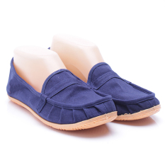 Dr. Kevin Sepatu Wanita Flat 5306 Biru - Sepatu Wanita ala Wakai Slip On Kanvas - Nyaman dipakai