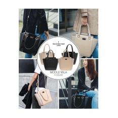 Drama TVN Goblin PAULS BOUTIQUE Middle Mila Stone Suede Bag PF5WHADA040