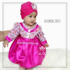 dress bayi I setelan rok anak I dress pesta anak bayi I setelan gamis dan turban balita I blooming