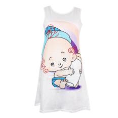 EELIC BAT-8966 Baju tidur motif lucu daster tanpa lengan BAJU HAMIL