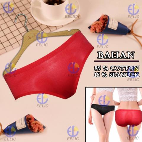 EELIC CDW-3423 5 PCS Celana Dalam Wanita Dewasa Polos Warna -Warni 5