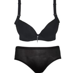 EELIC PDW-88834 1 Set Pakaian Dalam Wanita Sexy Menggoda BRA-888 + CELANA DALAM 3423 MOTIF POLOS Pakaian Dalam set yang nyaman dipakai