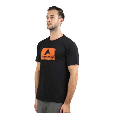 Eiger T Shirt Raster Logo - Hitam 1