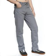 Emba Casual Celana Panjang Pria Aldercy Modern Basic - Grey