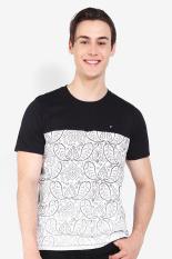 FAMO Pakaian Atasan Kasual Kaos T-Shirt Pria Men Tshirt Black Diskon discount murah bazaar baju celana fashion brand branded