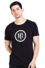 FAMO Pakaian Atasan Kasual Kaos T-Shirt Pria Men Tshirt Black Diskon discount murah bazaar baju celana fashion brand branded
