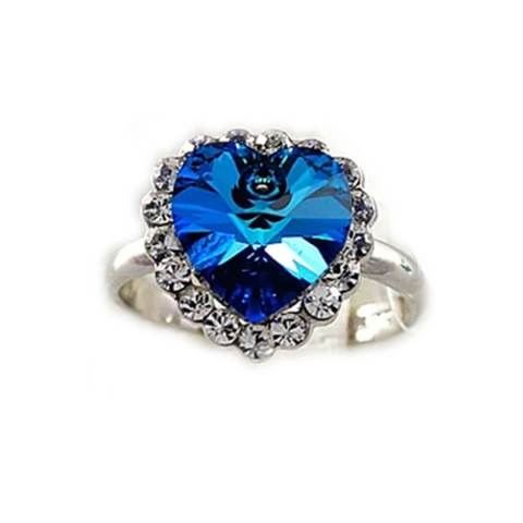 Titanic Fancyqube Jantung Cincin Laut Biru