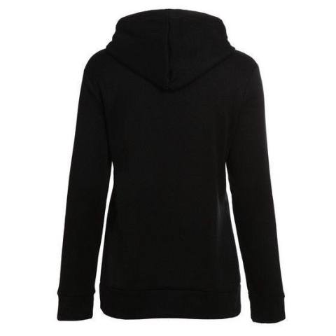 Fantastis Flower HOT 2017 BARU King dan Queen Loose Atasan Kasual Kemeja Lengan Panjang Hooded Sweater-Hitam- Int: QUEEN-XL-Intl 2