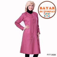 Fashion Busana Muslim Wanita Cantik Dengan Model Terbaru FYT 0506 - Merah Muda