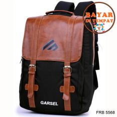 Fashion Tas Ransel Pria Keren Dan Stylish Original Frb 5568 - Hitam