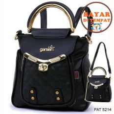 Fashion Tas Ransel Punggung Wanita Premium Lucu Dan Modis Original Fat 5214 - Hitam