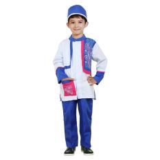 Fayrany Busana Muslim Anak Koko Warna FKW-007C - Biru