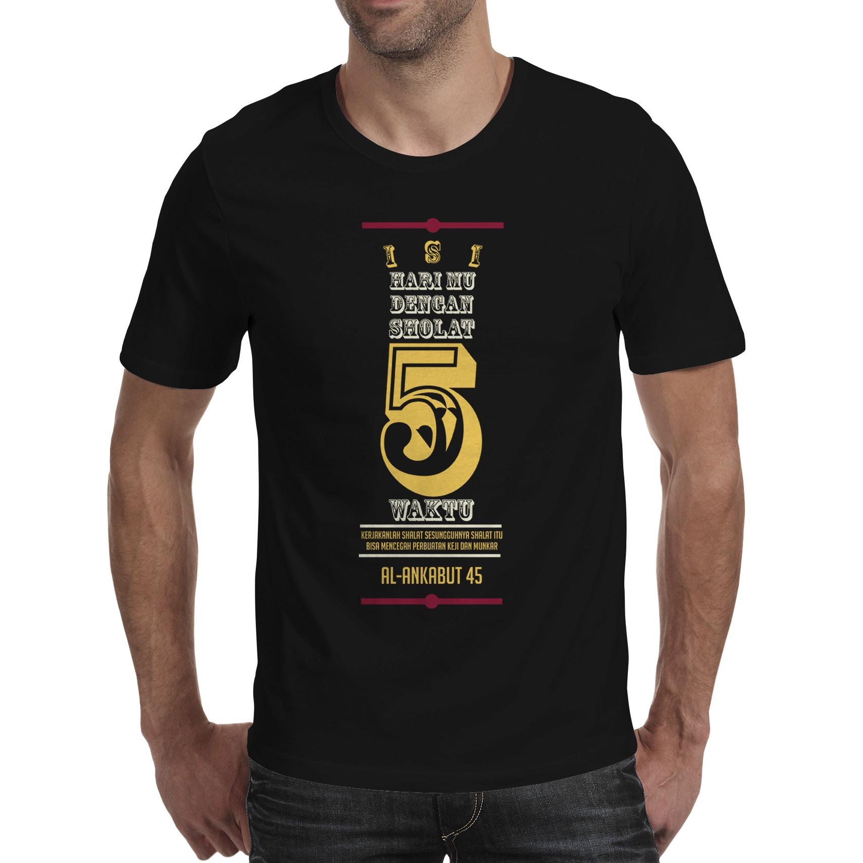 [Fika Store] Kaos Distro Kaos Pria Kaos MUSLIM 2 ART12 Kualitas Katun Premium