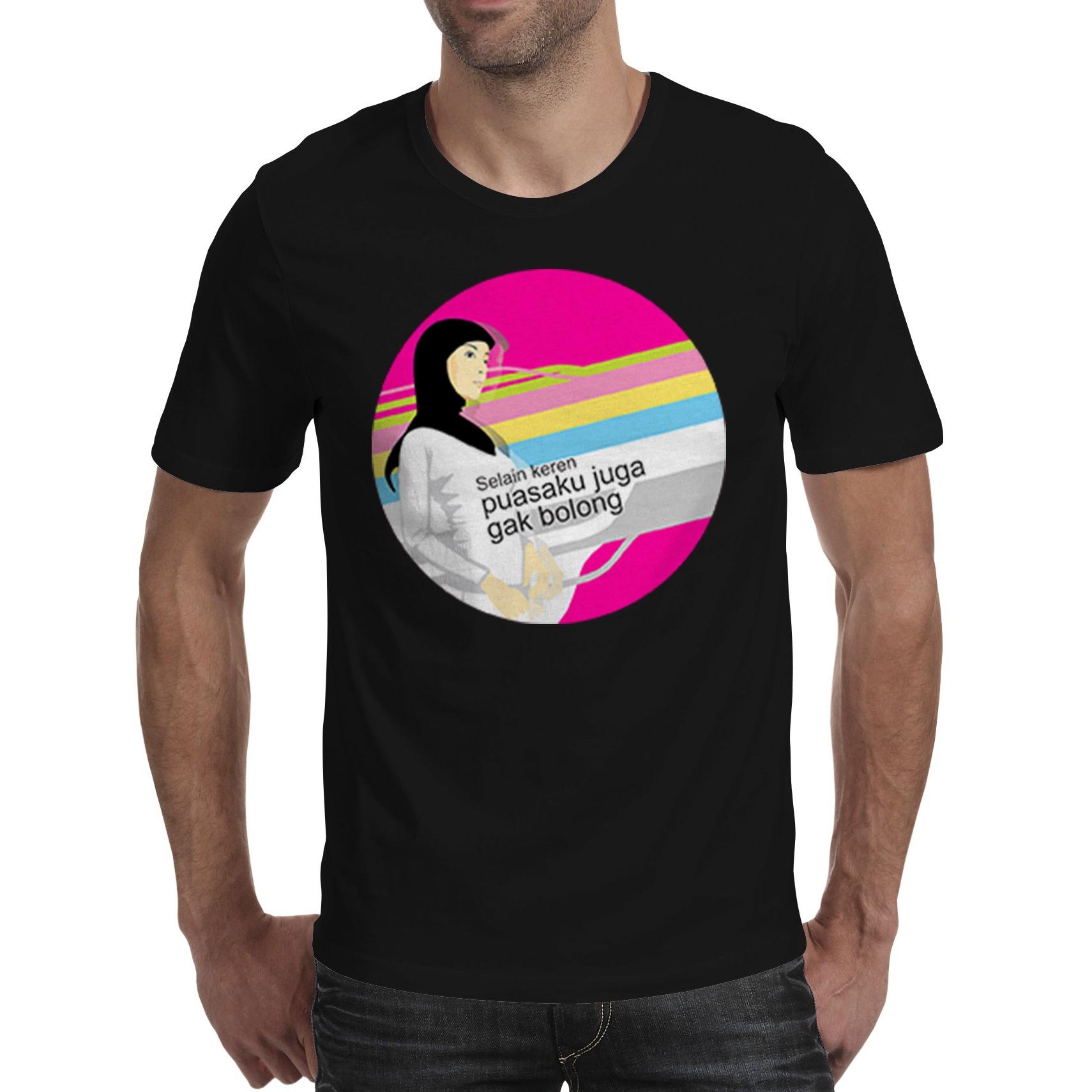 [Fika Store] Kaos Distro Kaos Pria Kaos MUSLIM 3 ART34 Kualitas Katun Premium