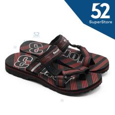 Finotti Sandal Kasual /Sandal Gunung Pria Jordi 3 - Black/Red Size 38/42