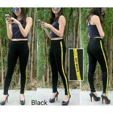 Flam ft Celana jegging offwhite