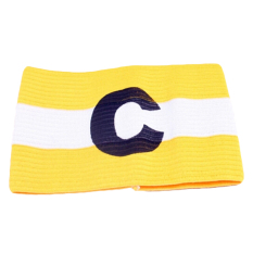 Sepak Bola Sepak Bola Gear Gelang Captain Player Arm Band Fluorescent Rompi Kuning-Internasional