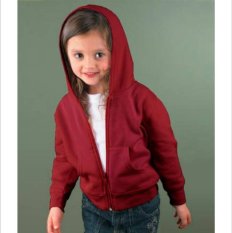 Gabrielle Jaket Hoodie Korean Style Kids - Maroon