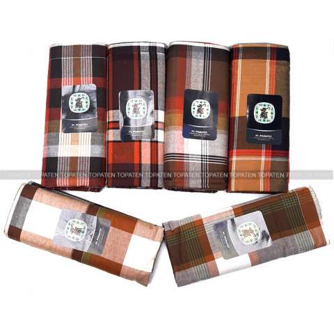 Gajah Duduk Sarung Tenun 1 Pc Corak Random - Eksklusif Premium Muslim Motif Asia Kain Sarong Muslim Pria Dewasa Perlengkapan Ibadah Sholat Jum'at Ied Hari Raya Pengajian Corak Masa Kini Bahan Halus Lembut Adem Nyaman - Coklat 2