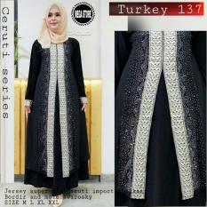 Gamis Abaya Turkey 137/ Gamis Muslim Maxi Syari