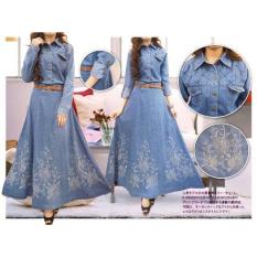 Gamis Jeans Payung Adelia Fit L.Xl
