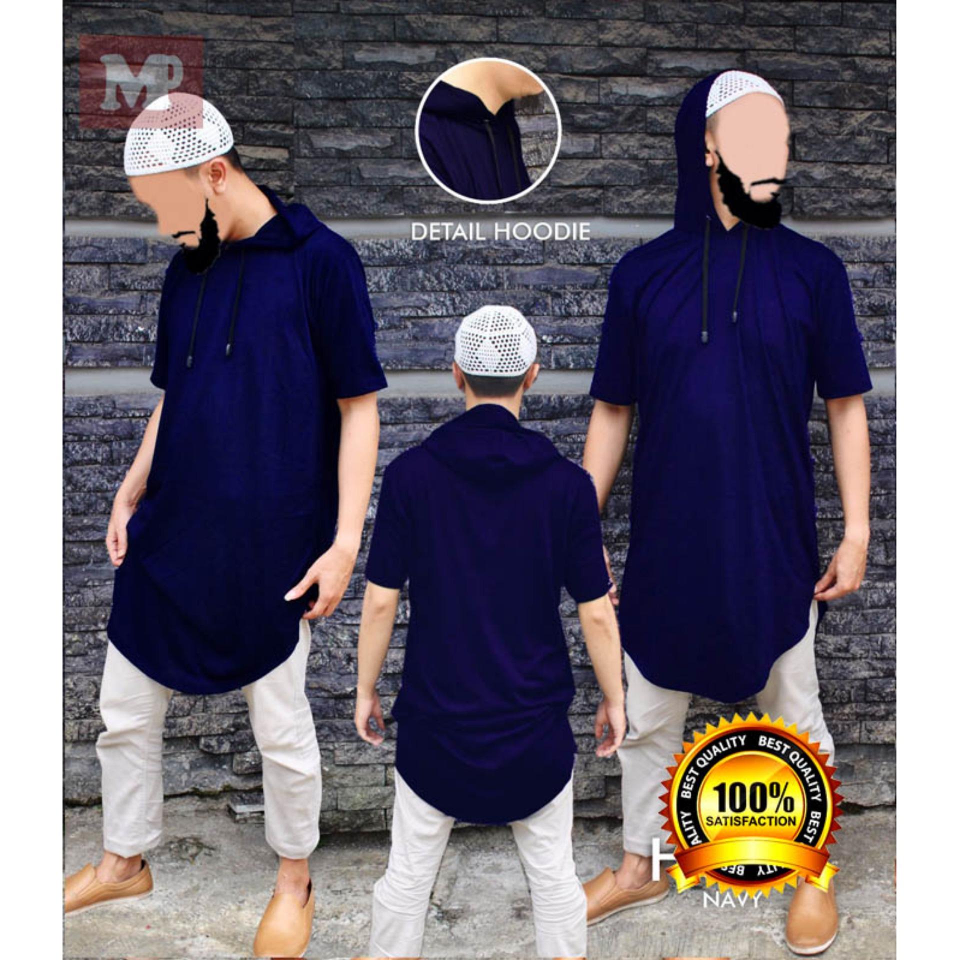 Gamis Kaos Kurta Hoodie Short