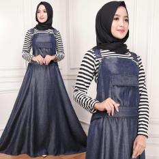 gamis maxi hijab fashion overall NURHALIZA 3in1