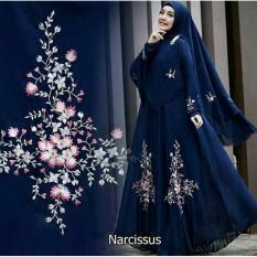 Gamis Narcissus Syari Navy