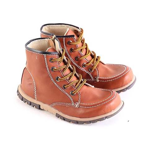 Garsel L247 Sepatu Boots Balita Laki-Laki - Synth - Keren (Coklat)