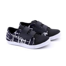 Garucci Gnw 9078 Sepatu Anak Sneaker Laki-Laki-Synth-Menarik(Black Kombinasi)