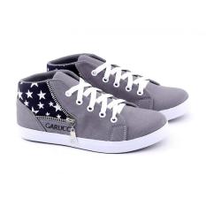 Garucci Gnw 9079 Sepatu Anak Sneaker Laki-Laki-Synth-Modis(Abu-Abu)
