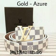 GESPER SABUK IKAT PINGGANG KULIT IMPORT PRIA CANTOL LV-010LN BRANDED JAMAN NOW