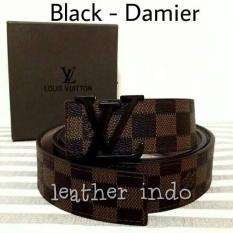 GESPER SABUK IKAT PINGGANG KULIT IMPORT PRIA CANTOL LV-01LN BRANDED JAMAN NOW
