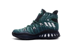Green/White/Dark blue EU:40 Men's NBA Andrew Wiggins Sneakers Performance Crazy Explosive 2017 Primeknit Basketball Shoes Adult Authentic Hard-wearing