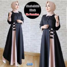 GSD-Maxi Gamis Syari Fashion Afida Hitam