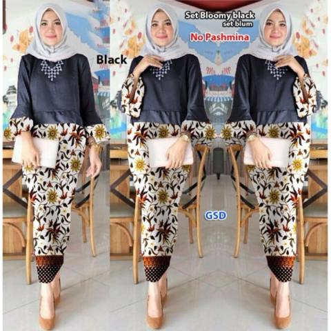 GSD - Setelan Baju Wanita/ Baju Pesta /Baju Batik / Rok Batik / St Blum 1