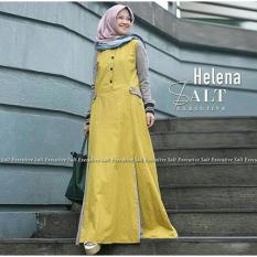 Helena Dress Maxi Gamis Wanita Trendy