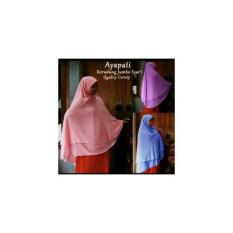 HIJAB/JILBAB/KERUDUNG BERGO CERUTI PIPIK JUMBO