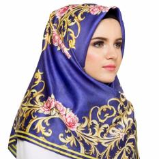 Hijabstore - Moshaict By Itang Yunasz AL 063 - Navy Motif Flower